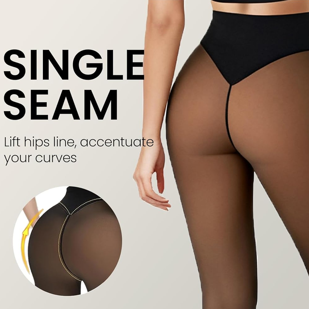 One Seam Fleece Lined Tights S - Tights Pantyhose Sheer บทวิจารณ์และราคา