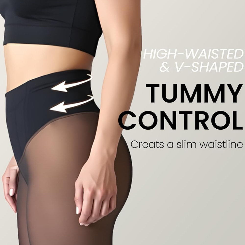 One Seam Fleece Lined Tights S - Tights Pantyhose Sheer บทวิจารณ์และราคา