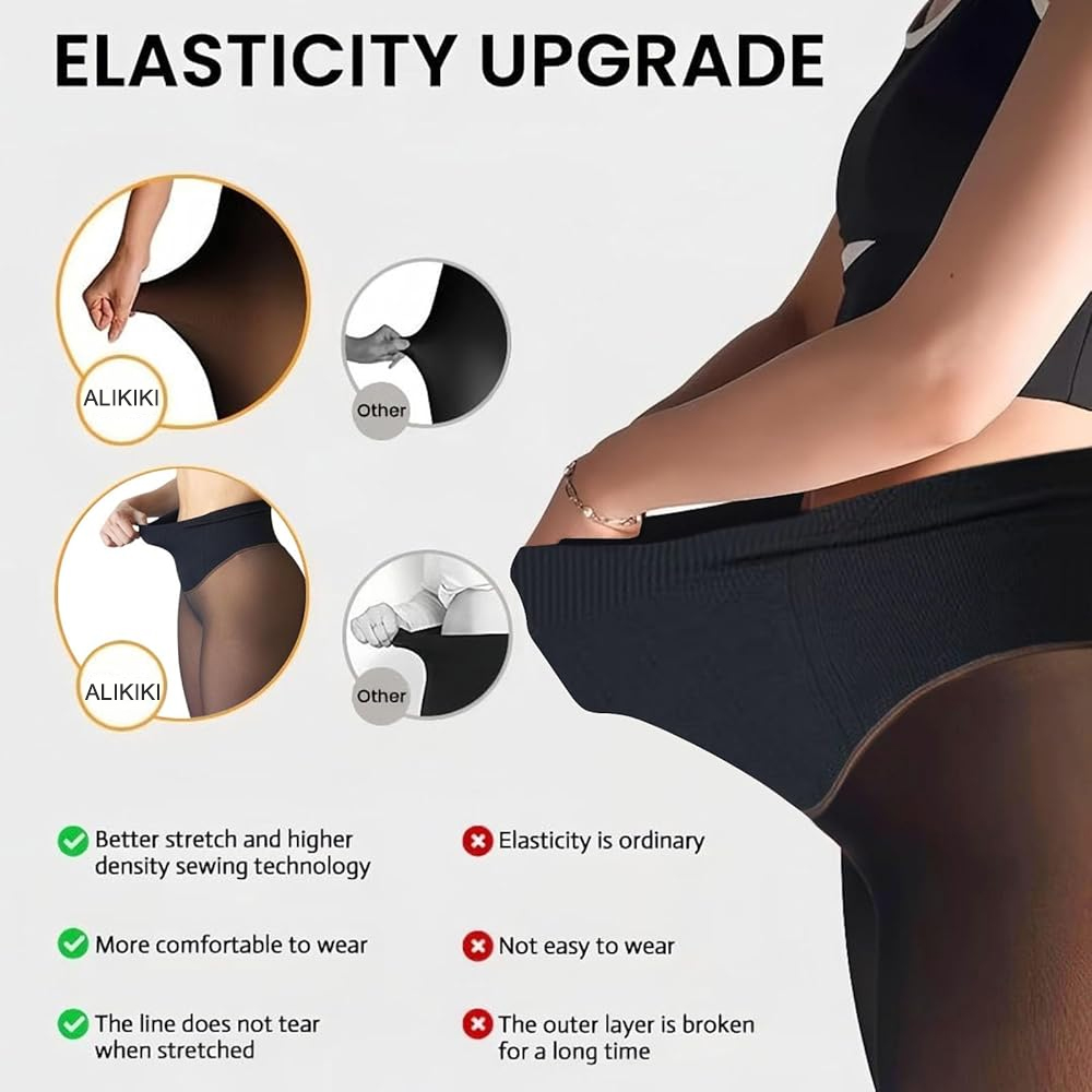 One Seam Fleece Lined Tights S - Tights Pantyhose Sheer บทวิจารณ์และราคา
