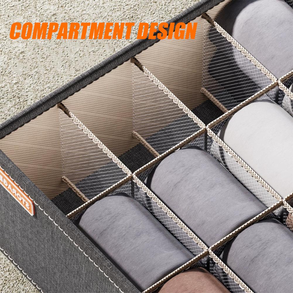 20 Grids Sock Drawer Organizer - Sock Organizer Tray บทวิจารณ์และราคา