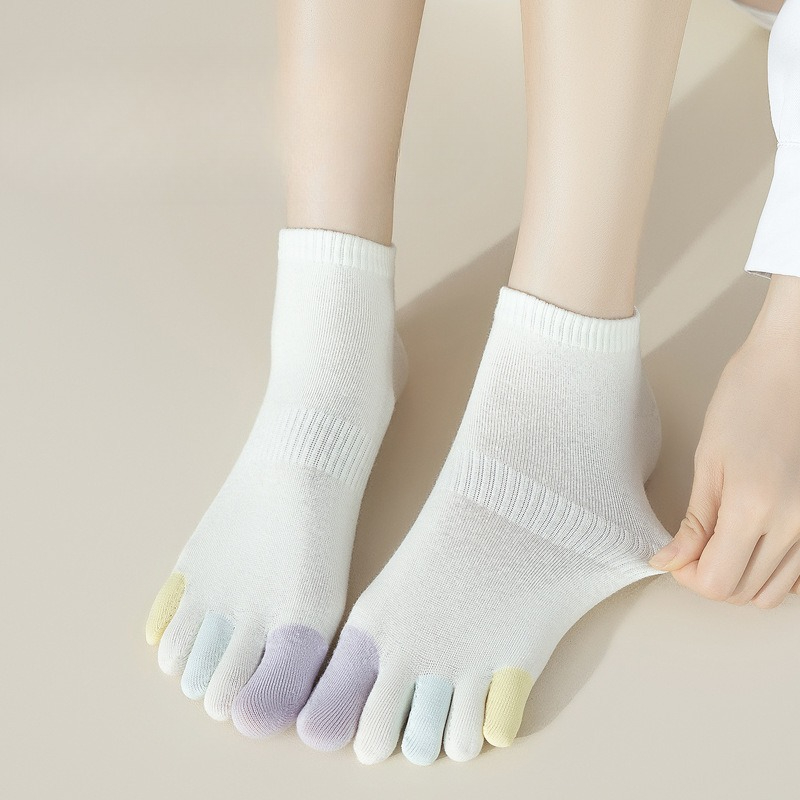 6 pairs Summer thin breathable - Toe Sock Split บทวิจารณ์และราคา