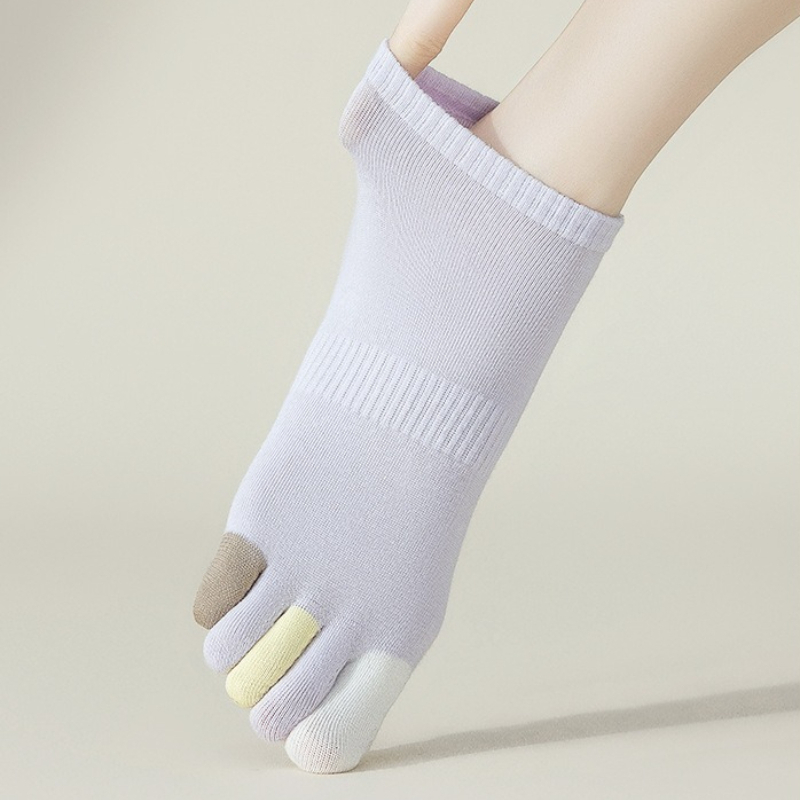 6 pairs Summer thin breathable - Toe Sock Split บทวิจารณ์และราคา