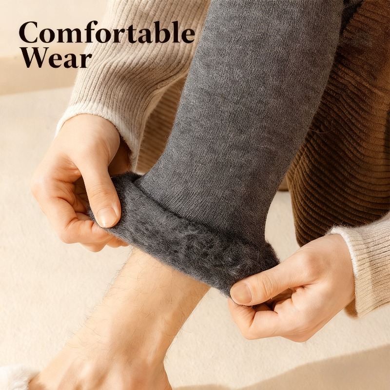 Ultra Warm Men's Cashmere Leg  - Thermal Sock Winter บทวิจารณ์และราคา