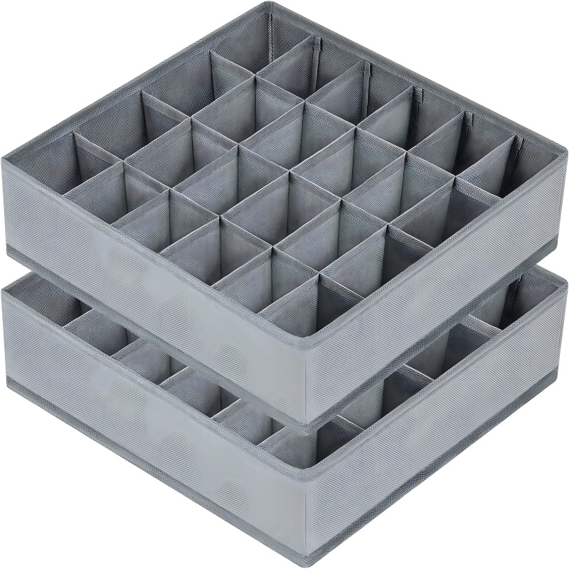 24 Grid Foldable Storage Organ - Sock Organizer Tray บทวิจารณ์และราคา