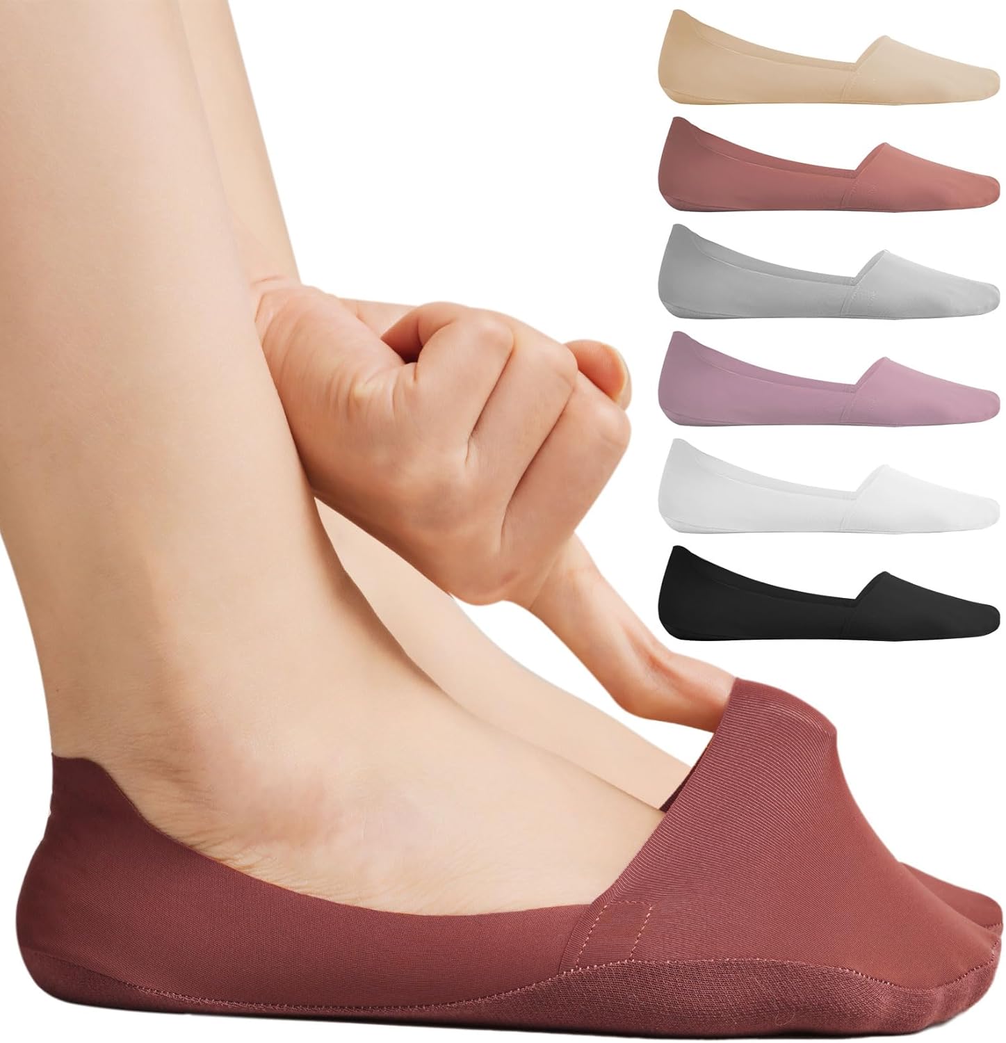 No Show Socks for Women, Non S - Invisibility Sock Loafer บทวิจารณ์และราคา