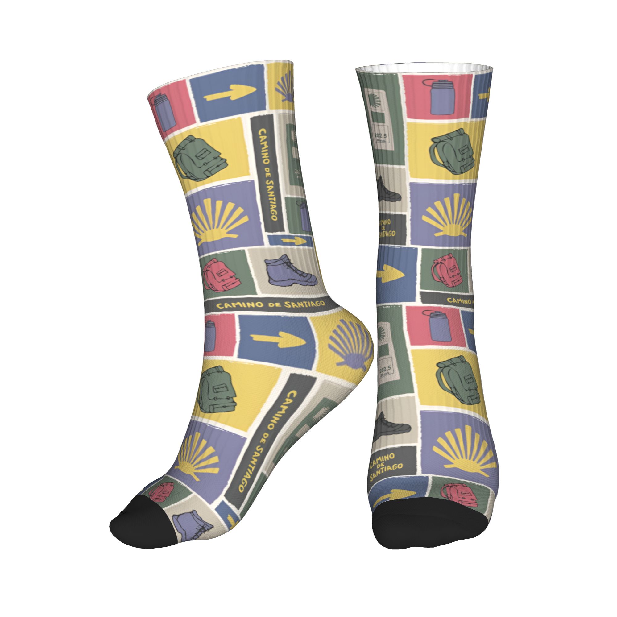 Fun Men's Buen Camino de Santi - Dress Sock Men บทวิจารณ์และราคา