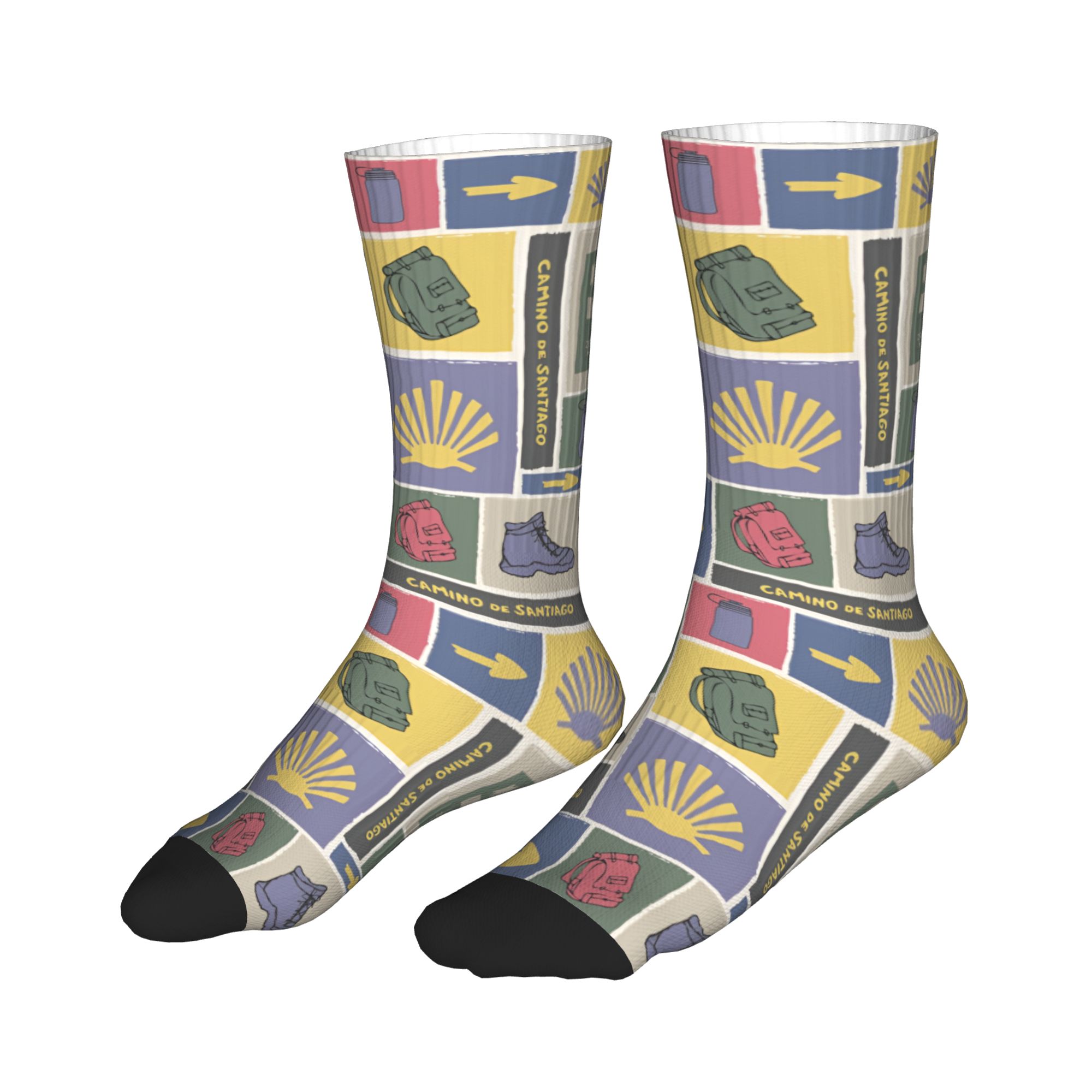 Fun Men's Buen Camino de Santi - Dress Sock Men บทวิจารณ์และราคา