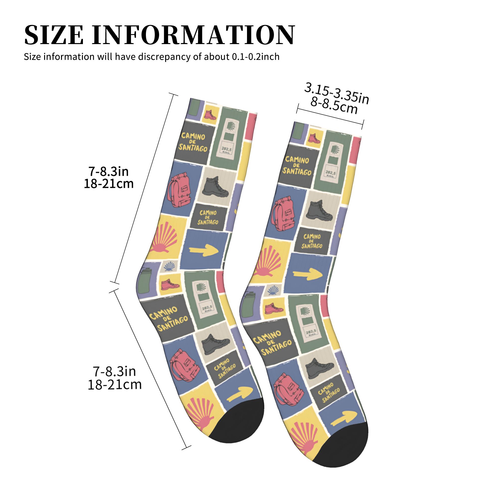 Fun Men's Buen Camino de Santi - Dress Sock Men บทวิจารณ์และราคา