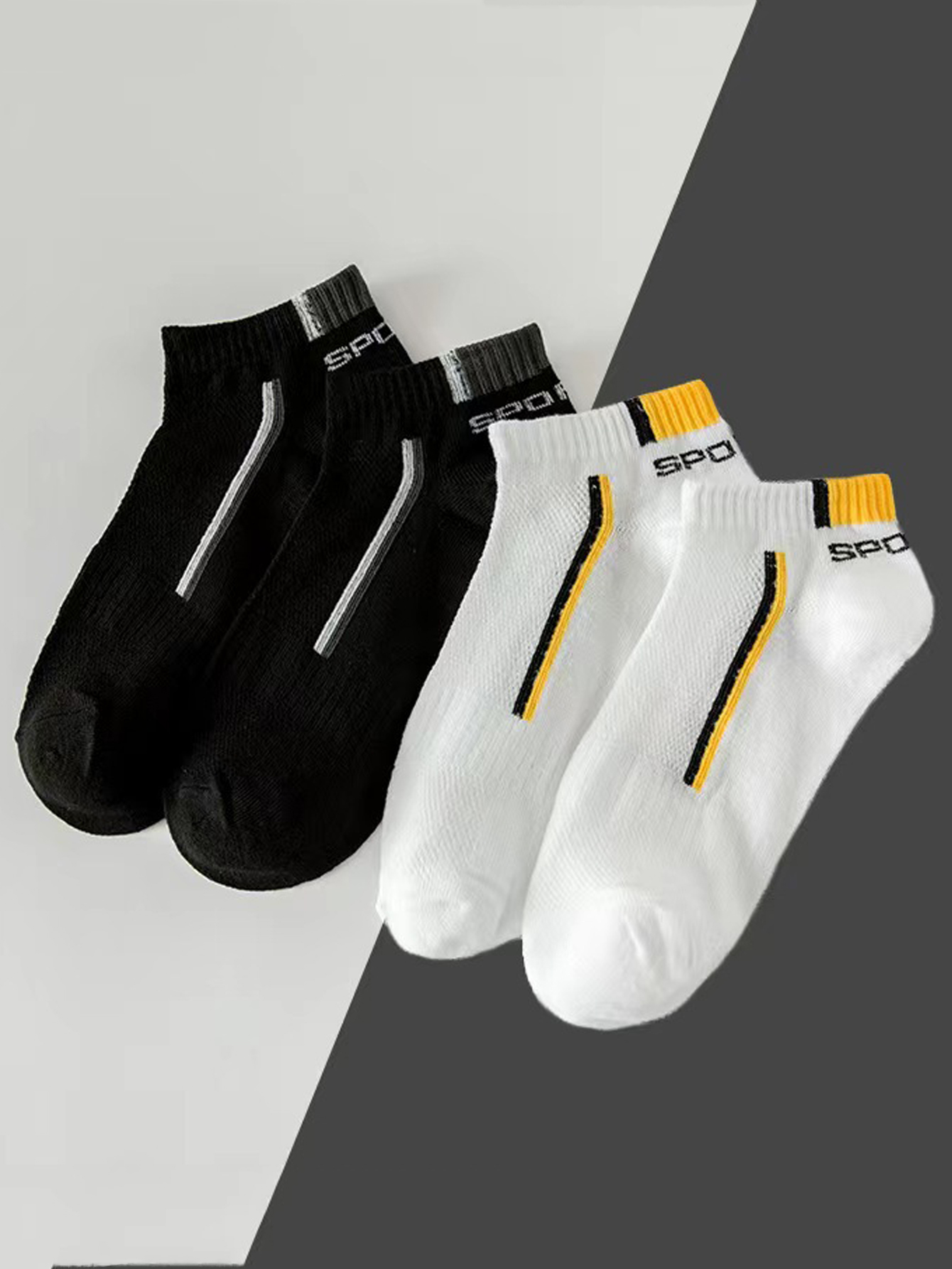 5Pair Men's Anti-Slip Ankle Bo - Ankle Sock Low Cut บทวิจารณ์และราคา