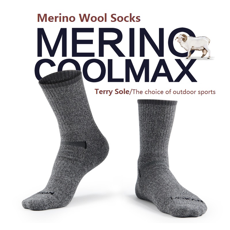 MEIKAN Men Merino Wool Socks C - Wool Hiking Sock บทวิจารณ์และราคา