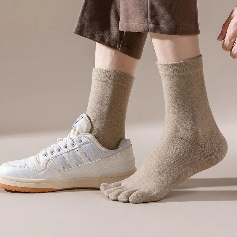 Mans Wool Five Finger Socks Sh - Thermal Sock Winter บทวิจารณ์และราคา