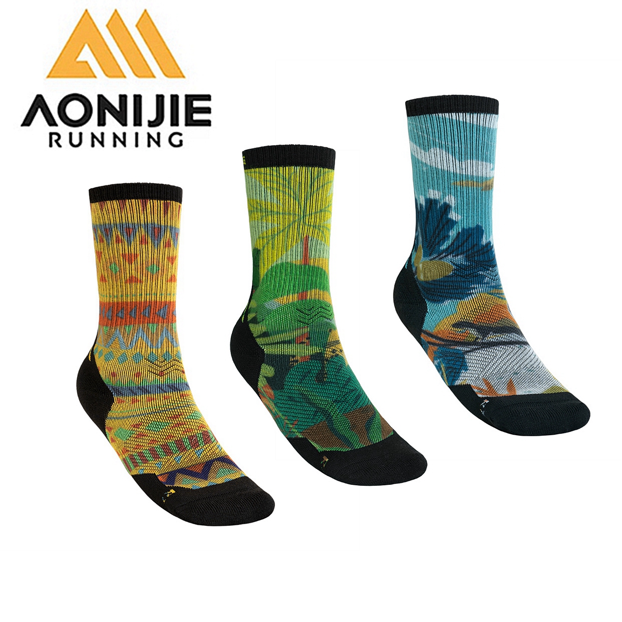 AONIJIE Outdoor Wool Crew Sock - Wool Hiking Sock บทวิจารณ์และราคา