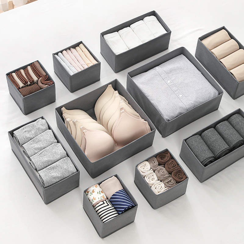 Drawer Organizer Non-woven Fab - Sock Organizer Tray บทวิจารณ์และราคา