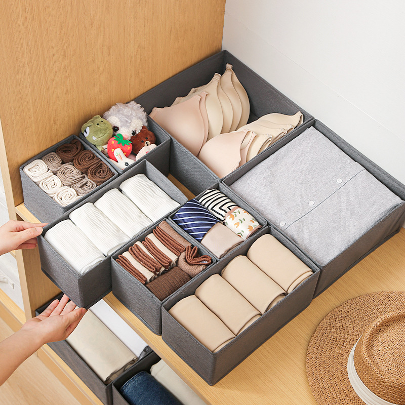 Drawer Organizer Non-woven Fab - Sock Organizer Tray บทวิจารณ์และราคา