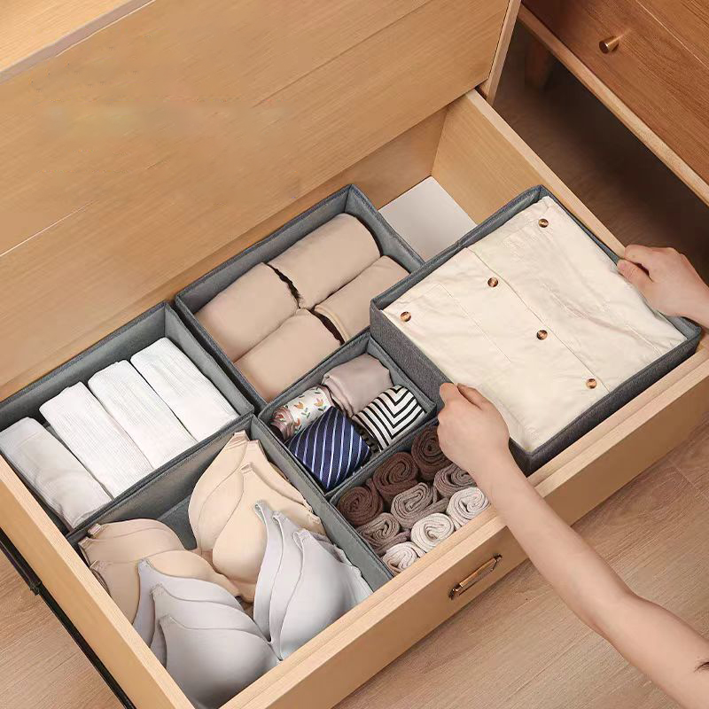 Drawer Organizer Non-woven Fab - Sock Organizer Tray บทวิจารณ์และราคา