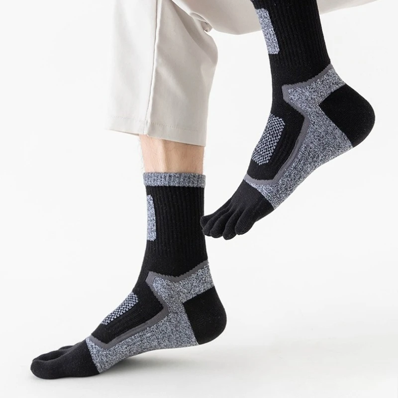 3 Pairs Men Sports Five Finger - Toe Sock Split บทวิจารณ์และราคา