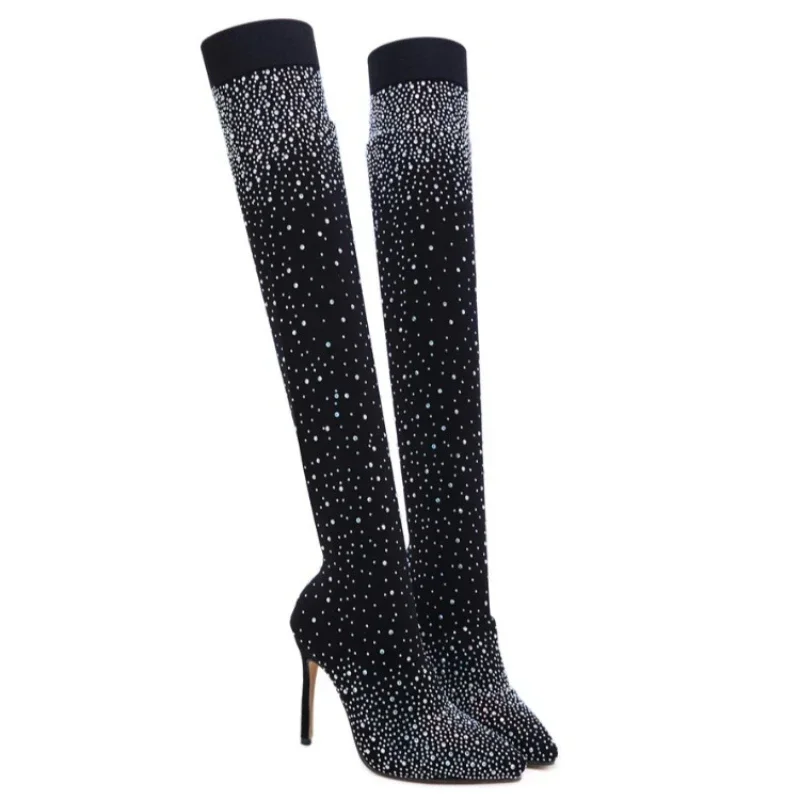 Sexy Over-the-Knee Boots for W - Knee High Sock Women บทวิจารณ์และราคา