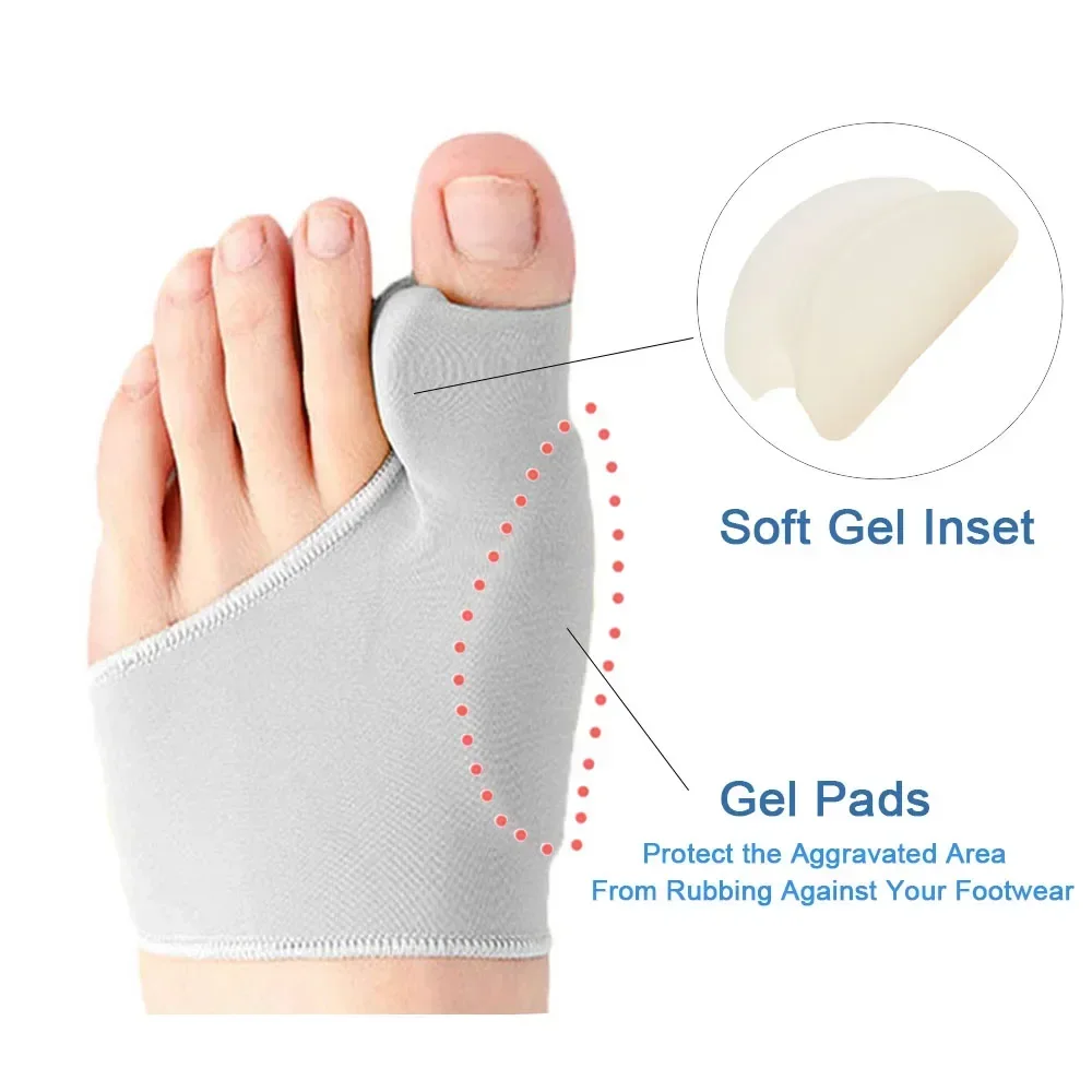 1/2Pair Toe Separator Hallux V - Ankle Brace Sock บทวิจารณ์และราคา