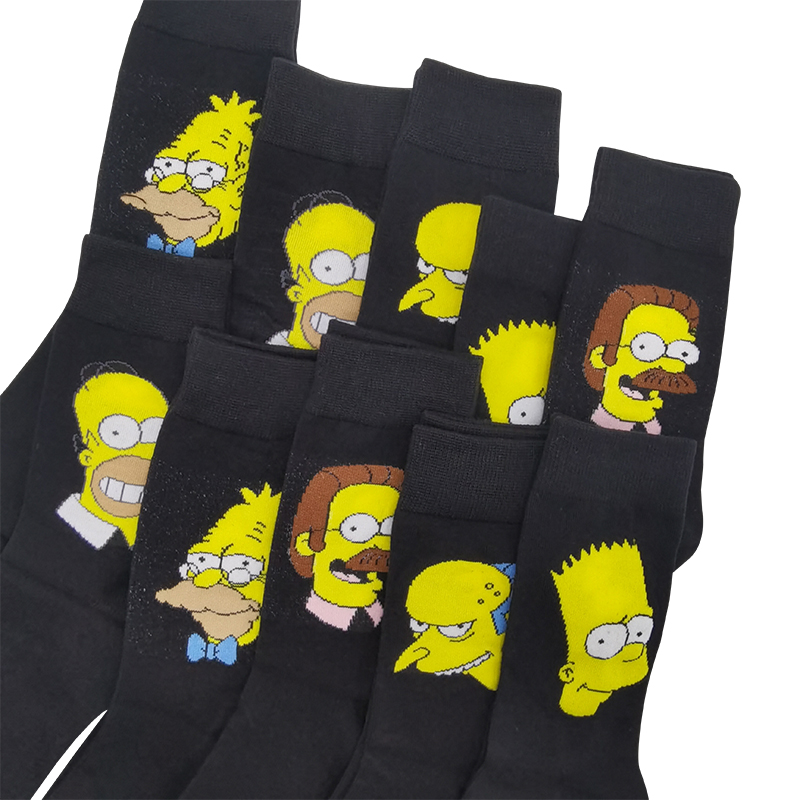 10 Pairs/Pack Funny Men Woman  - Cotton Crew Sock Pack บทวิจารณ์และราคา