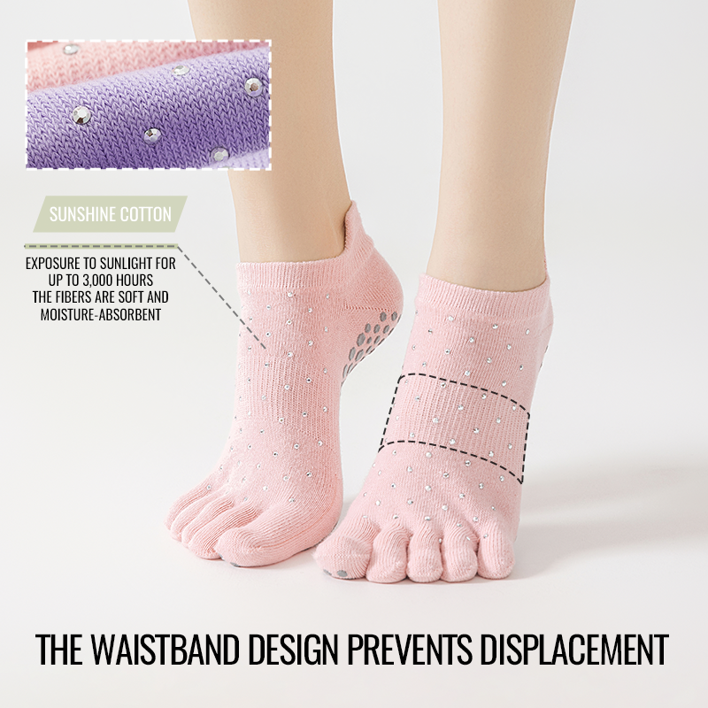 MiiOW Non-Slip Grip Pilates So - Grip Sock Yoga บทวิจารณ์และราคา