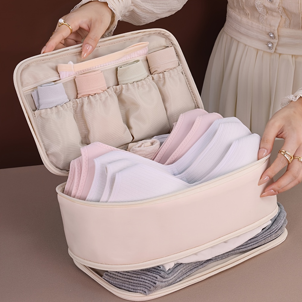 1pc Double Layer Underwear Org - Sock Organizer Tray บทวิจารณ์และราคา