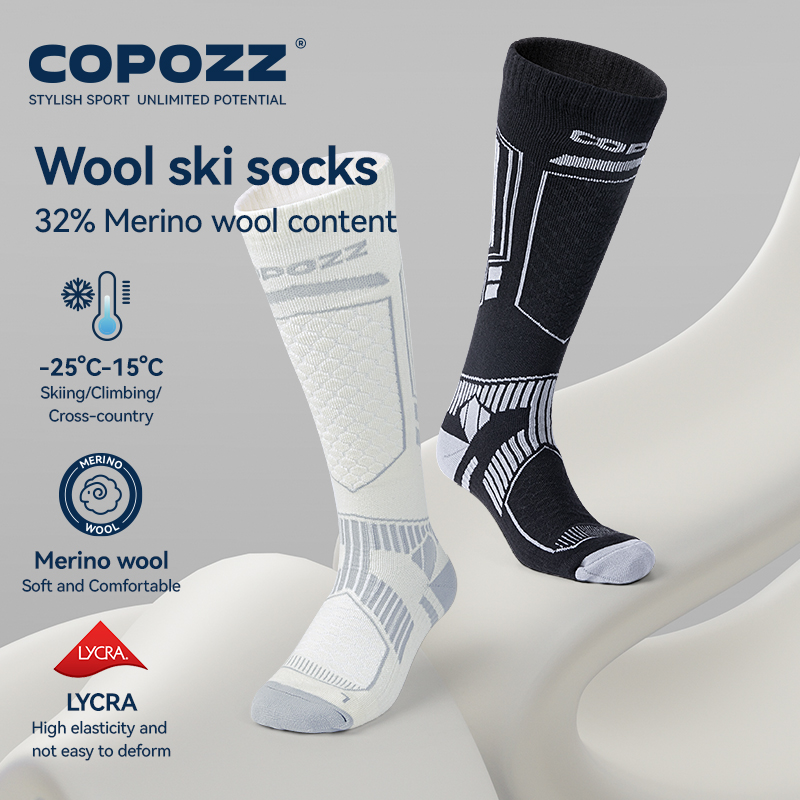 COPOZZ New Winter Ski Socks Me - Thermal Sock Winter บทวิจารณ์และราคา