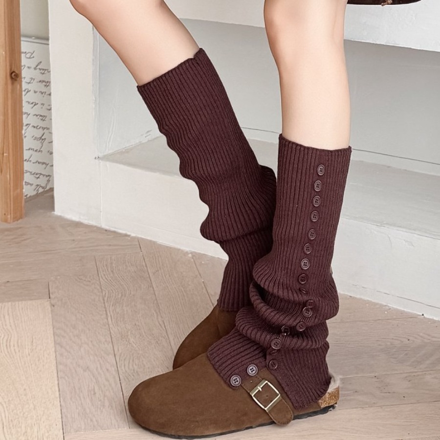 ​New Women's Button Detail Slo - Boot Sock Slouchy บทวิจารณ์และราคา