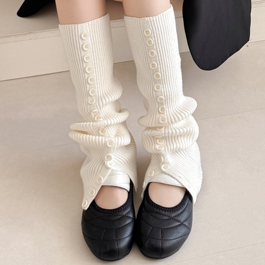 ​New Women's Button Detail Slo - Boot Sock Slouchy บทวิจารณ์และราคา