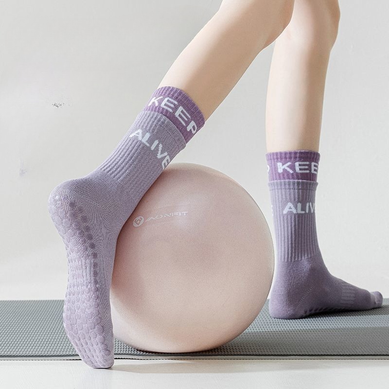 Women's Non-Slip Yoga Socks wi - Grip Sock Yoga บทวิจารณ์และราคา