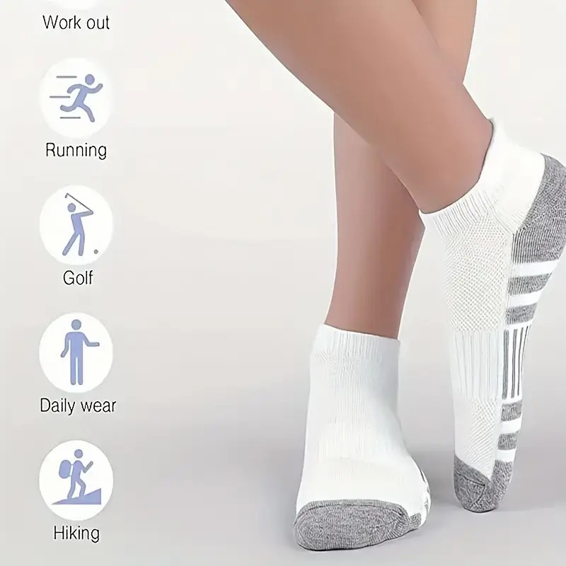 12 Pairs Men Breathable Sports - Ankle Brace Sock บทวิจารณ์และราคา