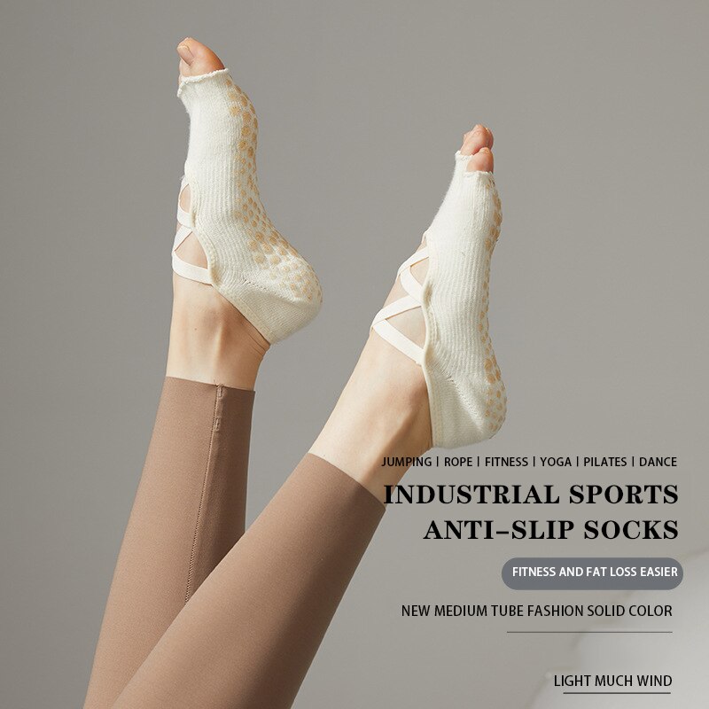 Ladies Yoga Socks Non Slip Gri - Grip Sock Yoga บทวิจารณ์และราคา