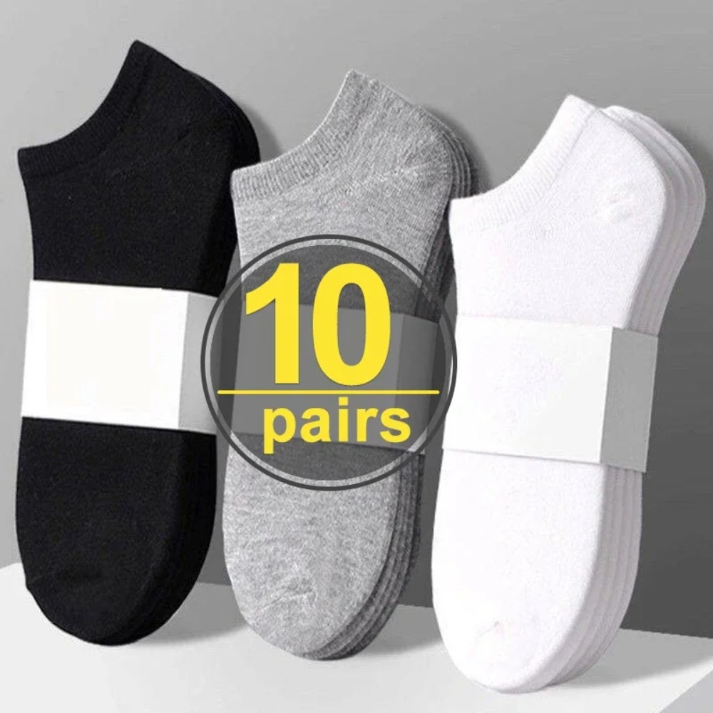 No-Show Low Cut Socks (10 Pair - Invisibility Sock Loafer บทวิจารณ์และราคา