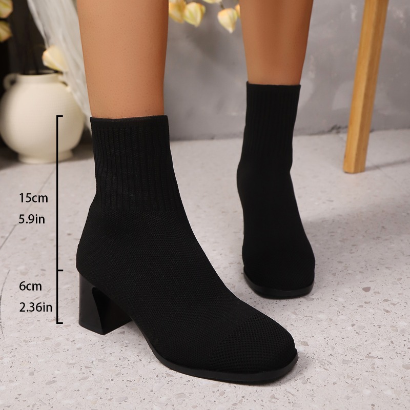 Women's Ankle Boots Knitted He - No Show Sock Women บทวิจารณ์และราคา