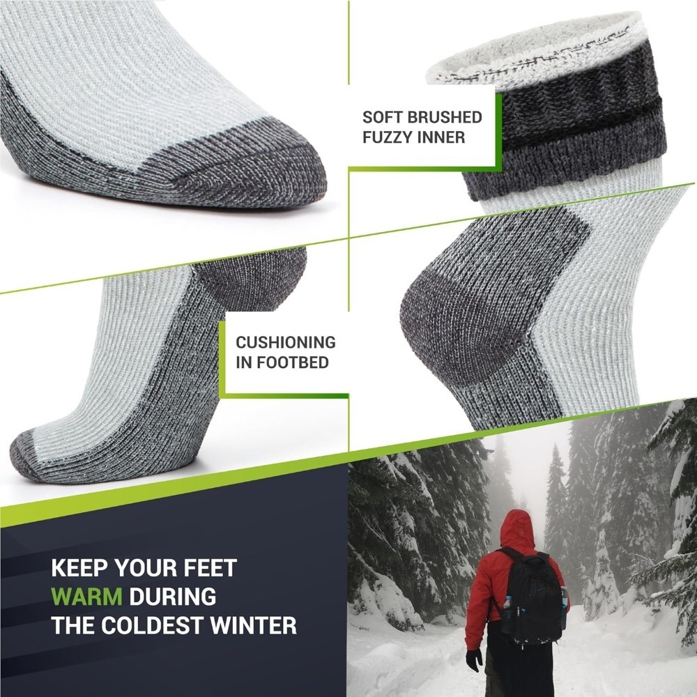 Wool Hiking Socks Thermal Warm - Wool Hiking Sock บทวิจารณ์และราคา