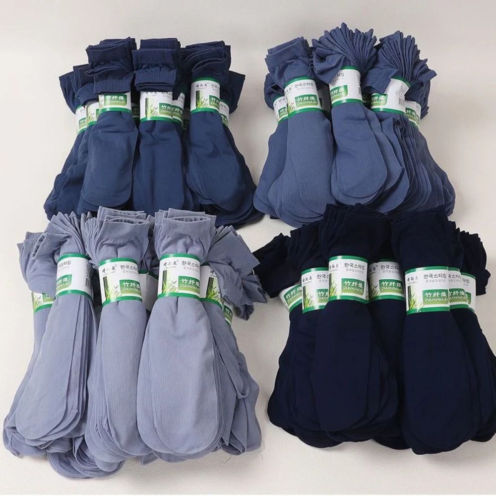 10pairs Men Ice Silk Socks Sum - Silk Sock Bamboo บทวิจารณ์และราคา