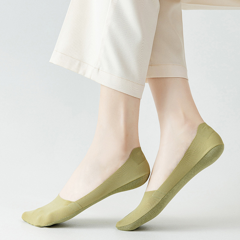 No Show Socks Womens Nylon Non - Invisibility Sock Loafer บทวิจารณ์และราคา