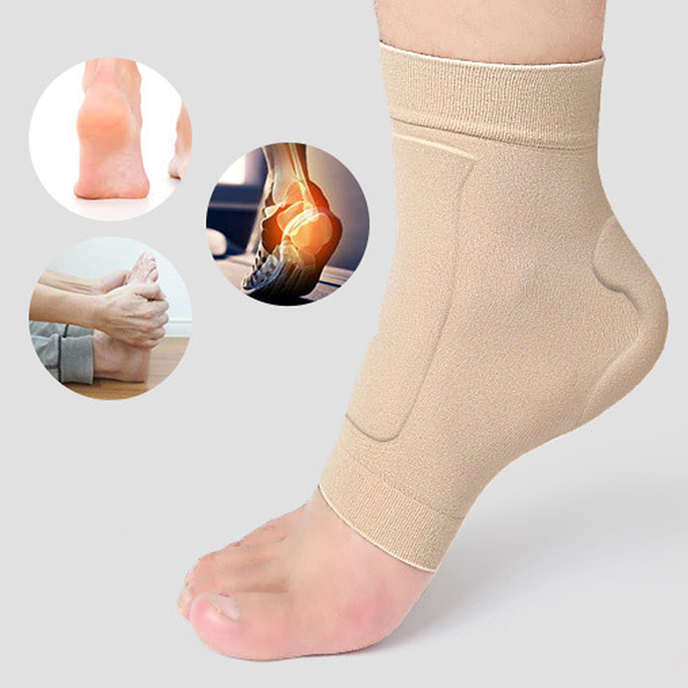 1Pair Boot Bumper Gel Pad Slee - Ankle Brace Sock บทวิจารณ์และราคา
