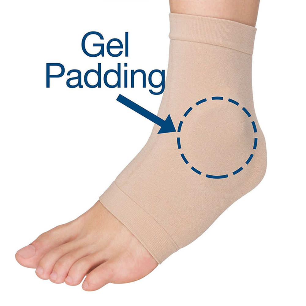 1Pair Boot Bumper Gel Pad Slee - Ankle Brace Sock บทวิจารณ์และราคา
