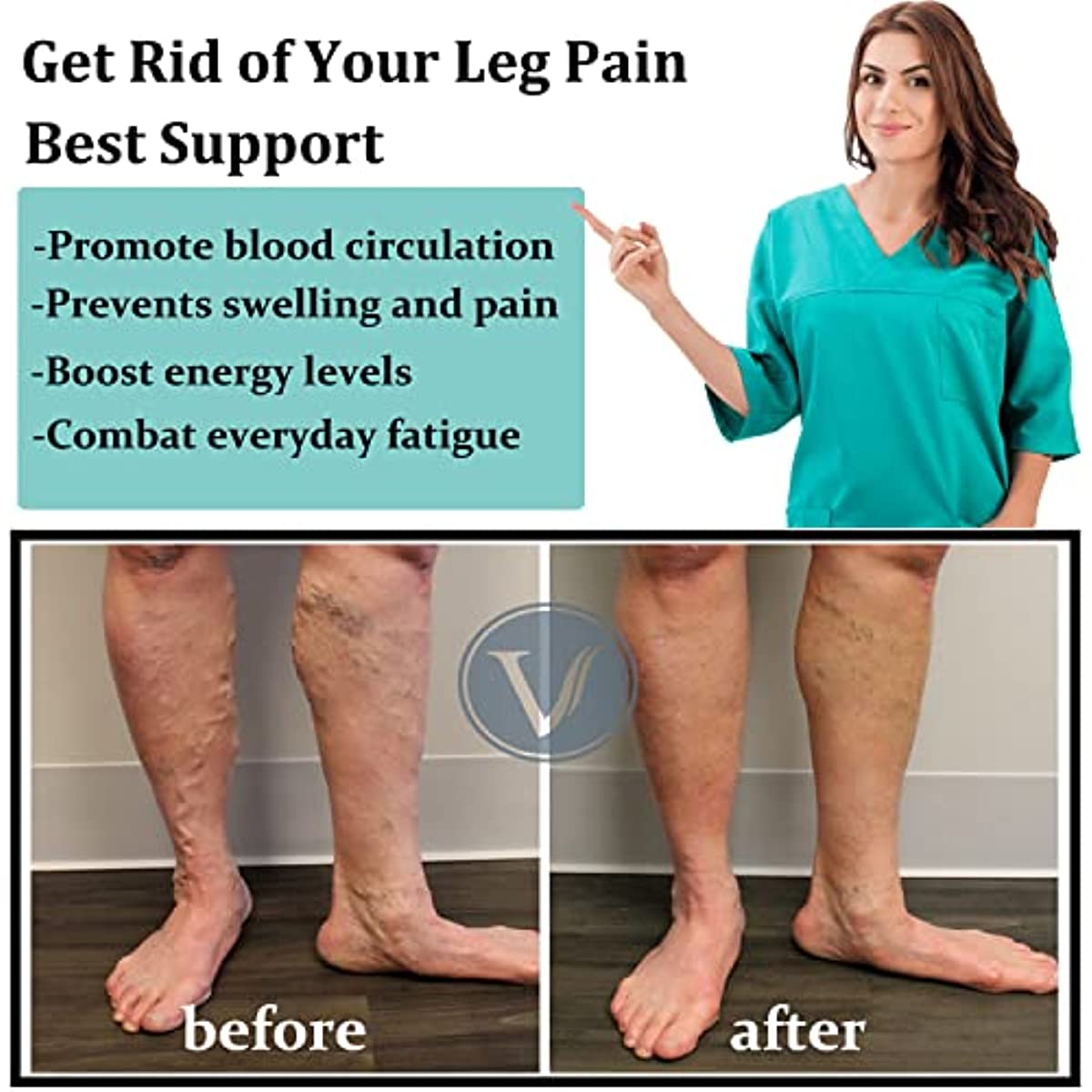 7 Pair Compression Socks Women - Compression Sock Medical บทวิจารณ์และราคา