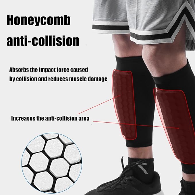 Soccer Shin Guards Shin Guard  - Compression Sleeve Calf บทวิจารณ์และราคา