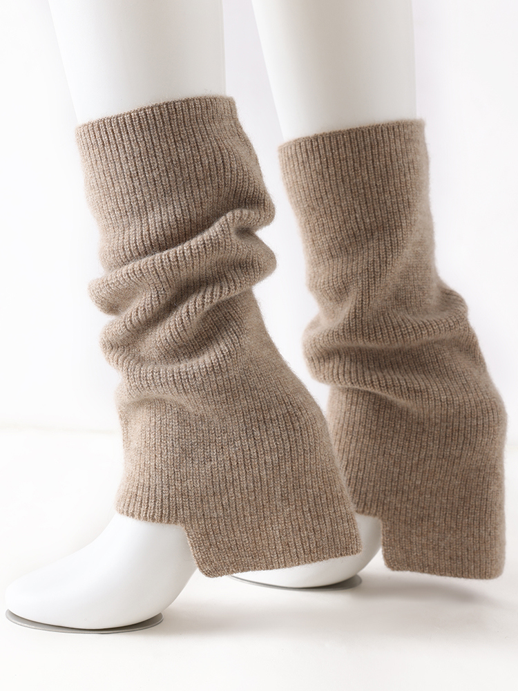 100% Pure Cashmere Leg Warmers - Boot Sock Slouchy บทวิจารณ์และราคา