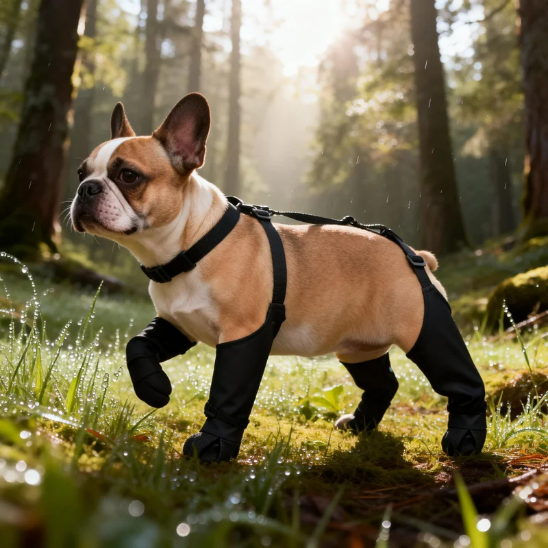 Waterproof Dog Boots Anti-Slip - Wool Hiking Sock บทวิจารณ์และราคา