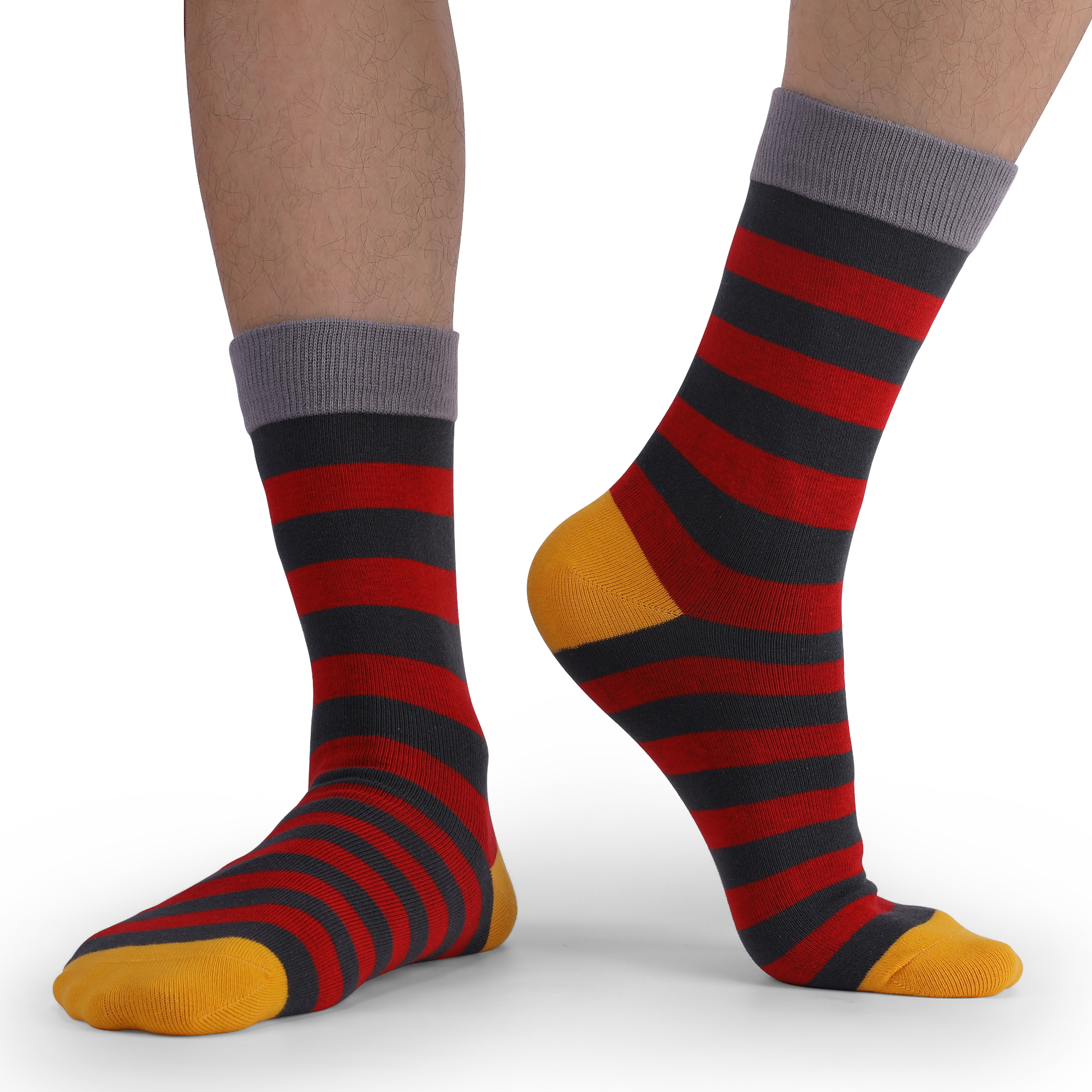 5Pairs Mens Fun Dress Socks, P - Cotton Crew Sock Pack บทวิจารณ์และราคา