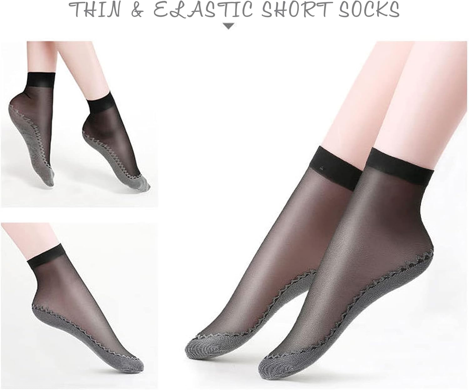 10/20 Pairs Silky Nylon soft & - Silk Sock Bamboo บทวิจารณ์และราคา