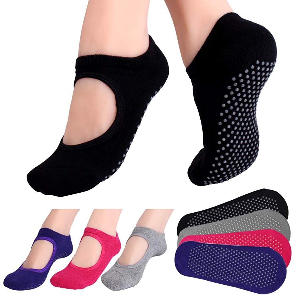 Backless Non-slip Fitness Pila - Grip Sock Yoga บทวิจารณ์และราคา