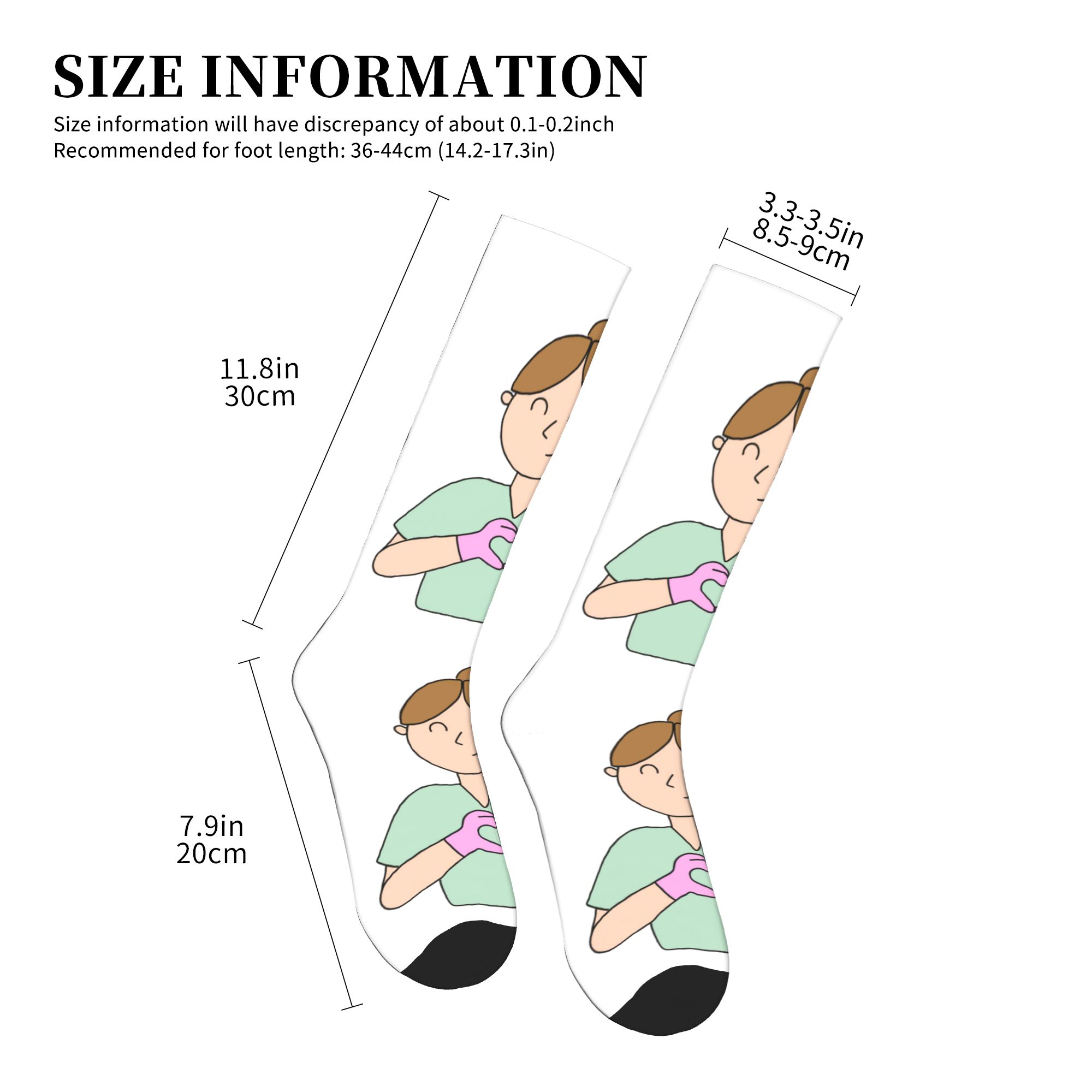 Harajuku Doctor Nurse Medical  - Compression Sock Medical บทวิจารณ์และราคา