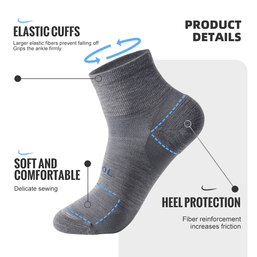 WRELS Merino Wool Socks Compre - Wool Hiking Sock บทวิจารณ์และราคา