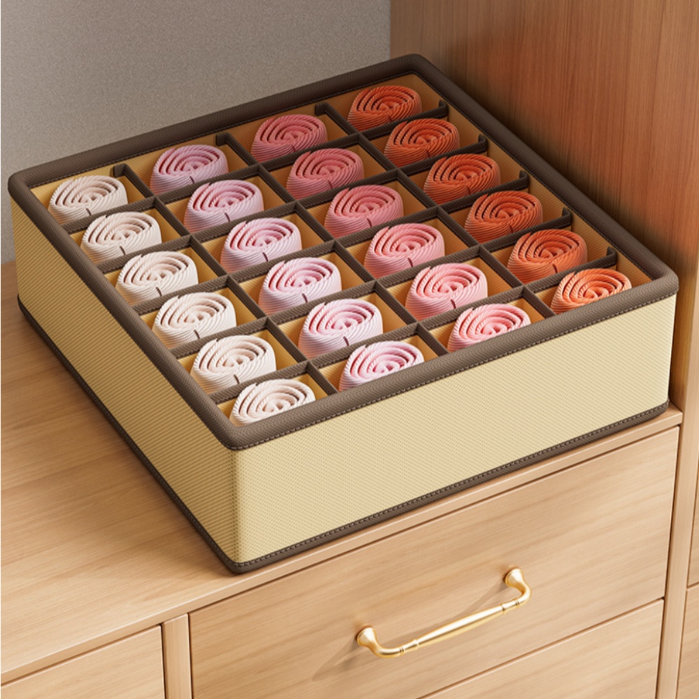 1pc 33x33x11cm Underwear Stora - Sock Organizer Tray บทวิจารณ์และราคา
