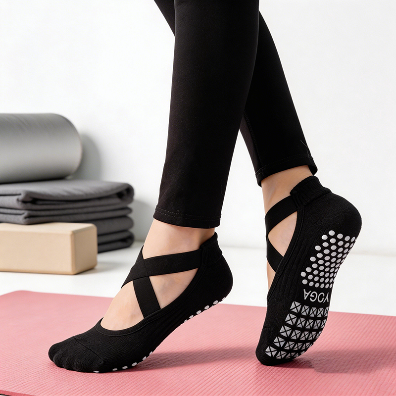 Women Non-Slip Yoga Socks Sili - Grip Sock Yoga บทวิจารณ์และราคา