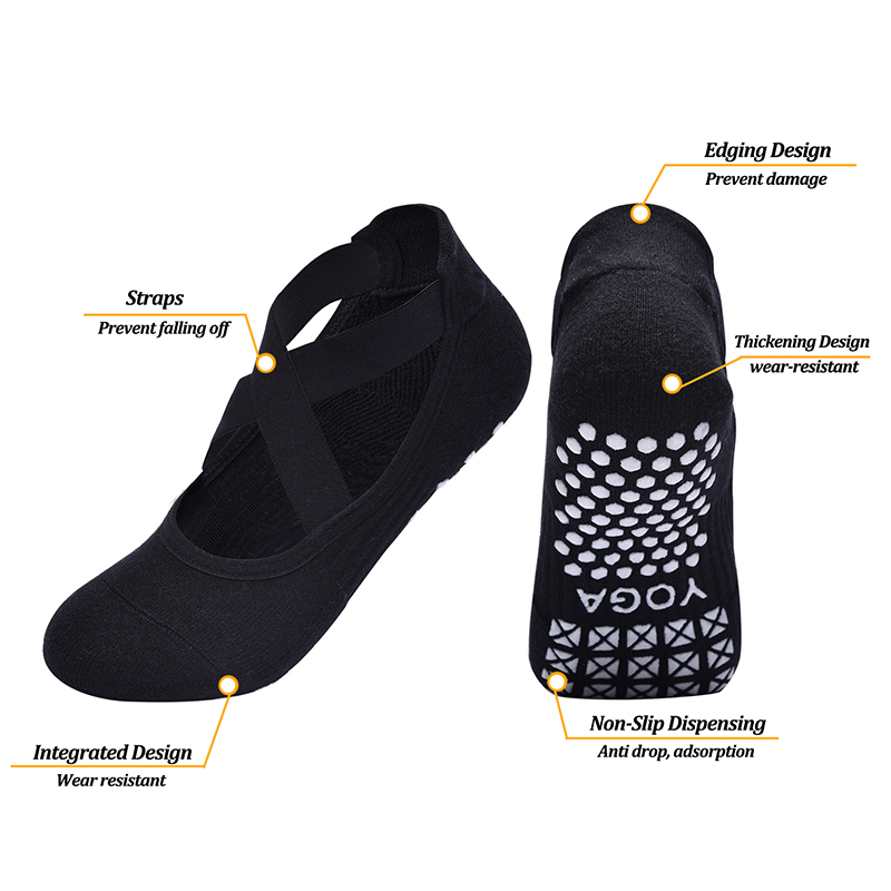 Women Non-Slip Yoga Socks Sili - Grip Sock Yoga บทวิจารณ์และราคา